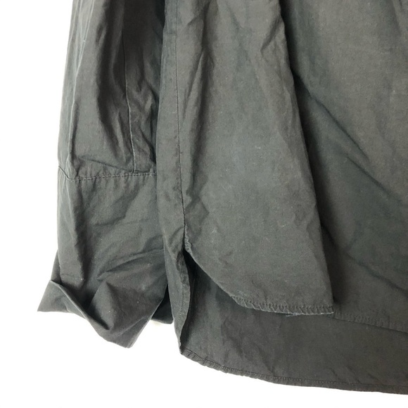 Zara Black Off the Shoulder Button Cuff Long Sleeve Blouse M - Picture 4 of 5